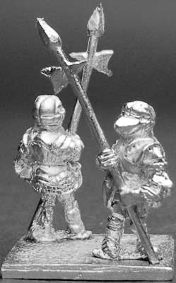 ME35a Knight with Halberd in Bascinet