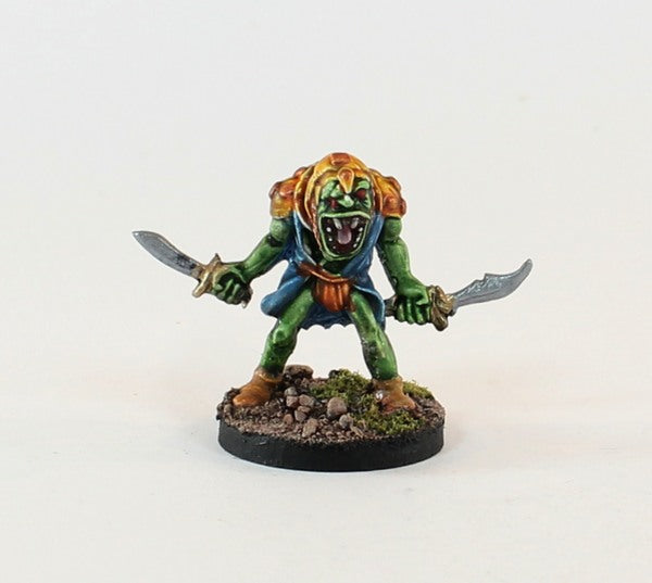 PTD OH11-01: Orc lunatic with two Blades screaming (Option 1)