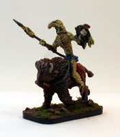 PTD 7124 Phree Bison Rider Brave with Spear and Shield