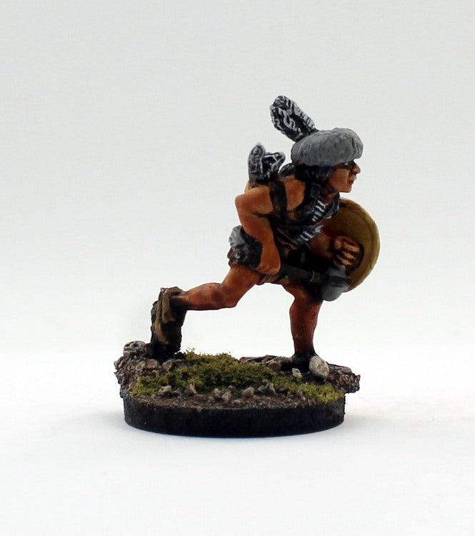 PTD FL9-03: North American Indian Brave running.