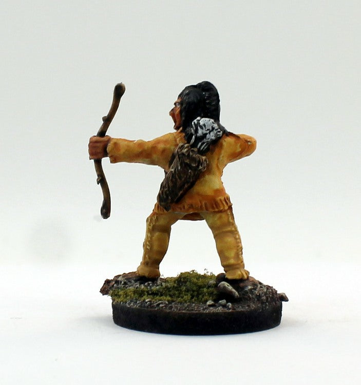 PTD FL9-04: North American Indian Brave with bow.