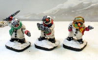 PTD SN10 Sci-fi Snowmen: 3 Pieces