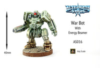 AS016 War Bot with Energy Beamer  (40mm tall)