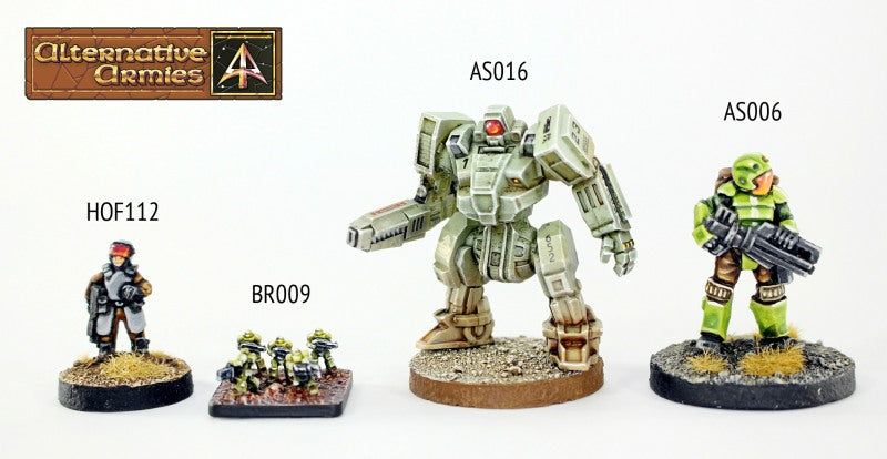 AS016 War Bot (40mm tall use in any scale) - Save 10%