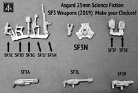 SF3 Weapons Set 2019 (Choose a pack or from the pack)