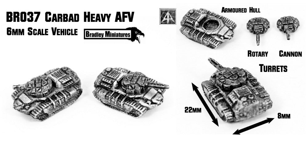 BR037 Carbad Heavy AFV (Pack of Four or Single)