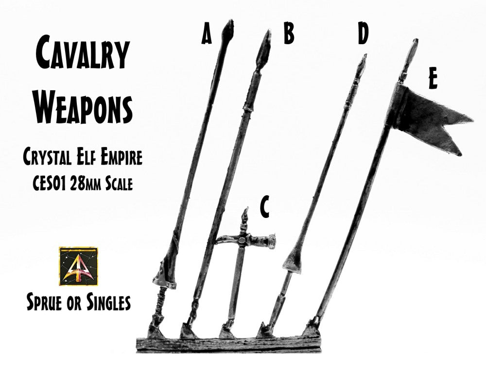 CES01 Crystal Elf Cavalry Weapon Sprue