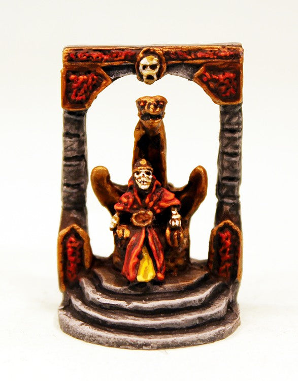 DFE01 Mummified Wizard on Throne