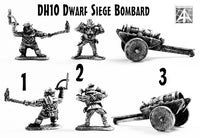 DH10 Dwarf Siege Bombard (Pack or Single Miniature)
