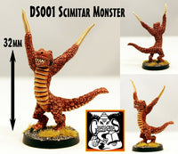 DS001 Scimitar Monster (32mm tall)