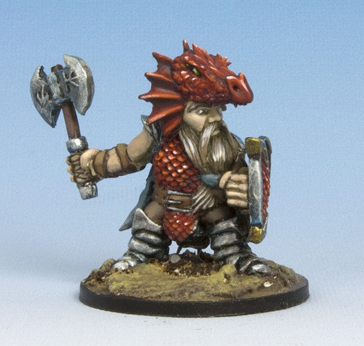 DS002 Dwarf Wyrmblight in Dragon Scale Armour