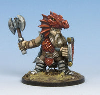 DS002 Dwarf Wyrmblight in Dragon Scale Armour