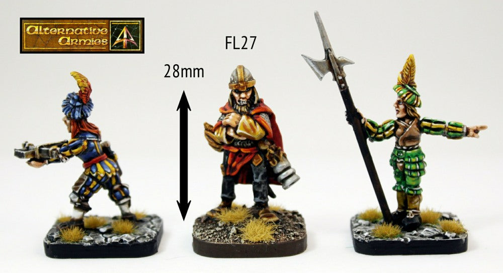FL28 Female Landsknects (Pack or Singles)