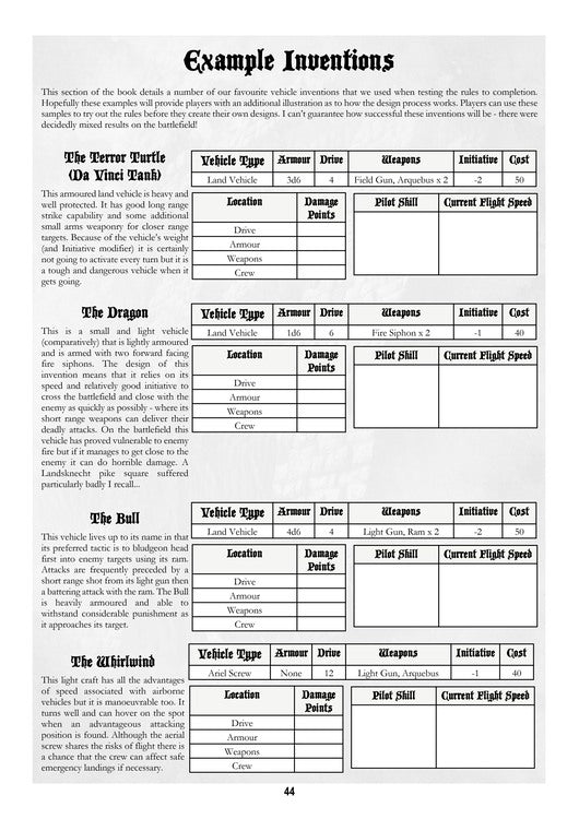 Furioso - The Italian Wars Supplement - Paid Digital Download
