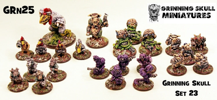 GRN25 Grinning Skull 23 (Wave 2) Set - Save 5%