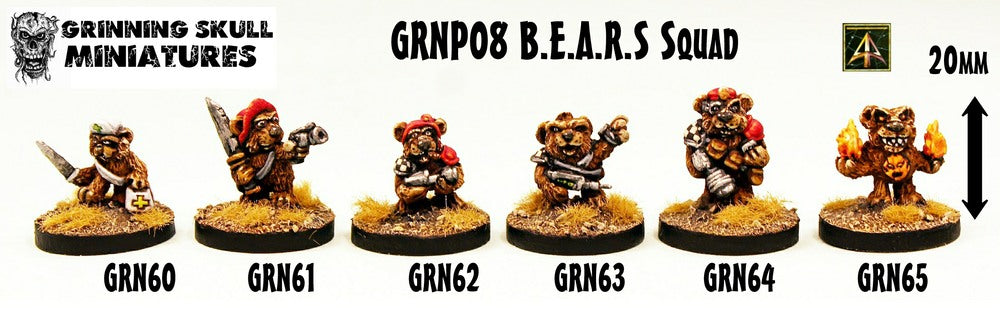 GRNP08 BEARS pack and singles