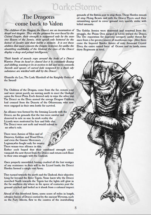 DarkeStorme Fantasy Skirmish Rules - Digital Paid Download