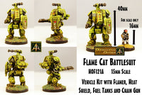 HOF121A Fire Cat Battlesuit (One Kit)