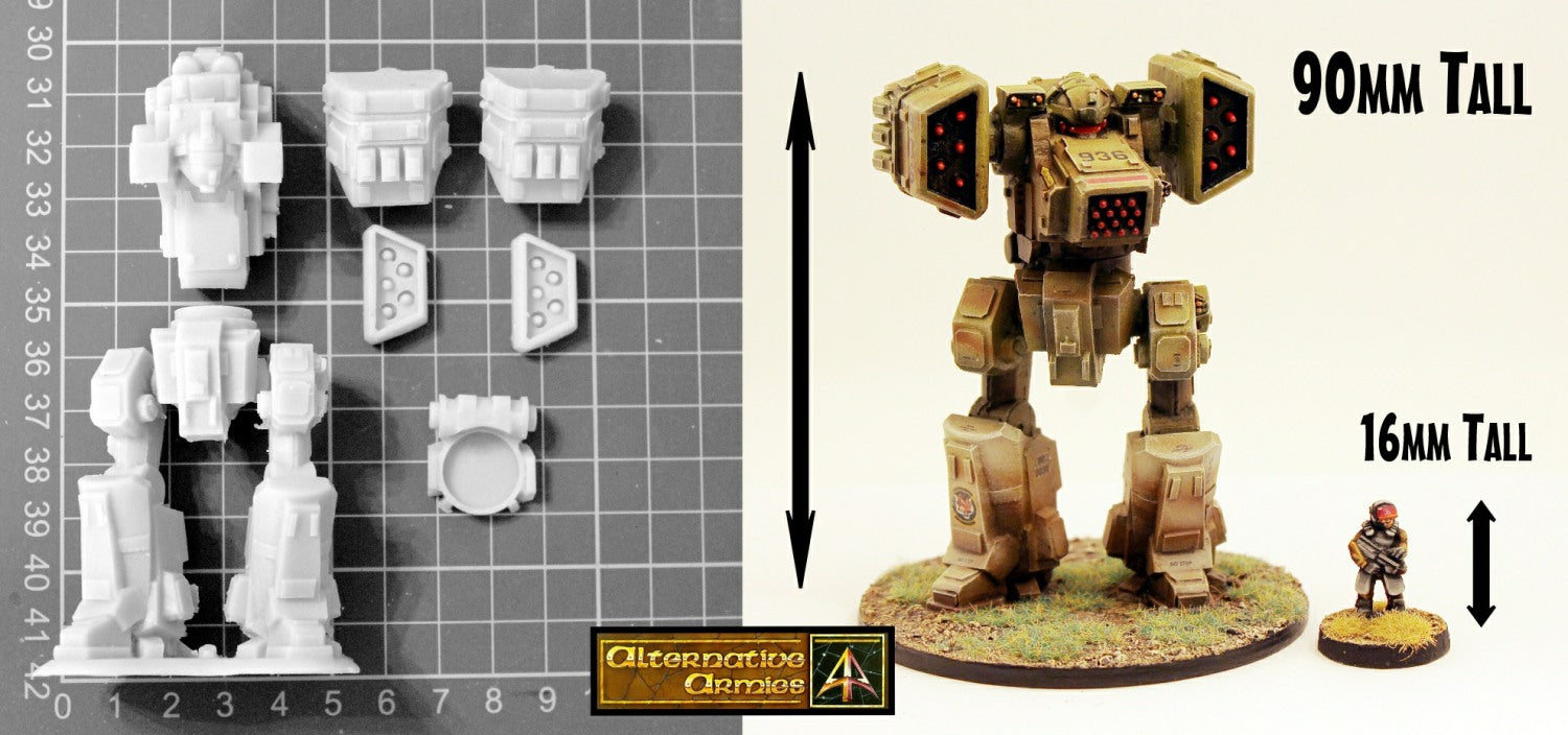 HOF147 Spike GNATS Mech (90mm tall)