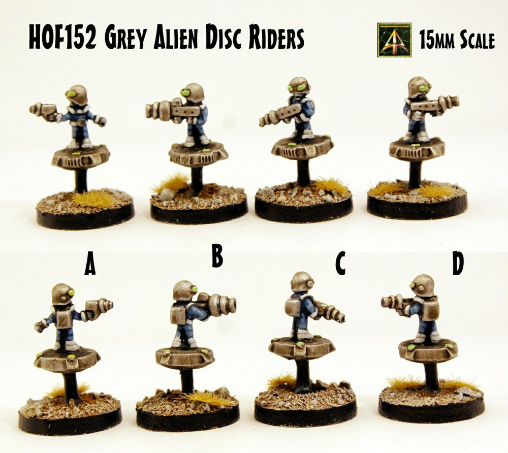 HOF152 Grey Alien Disc Riders