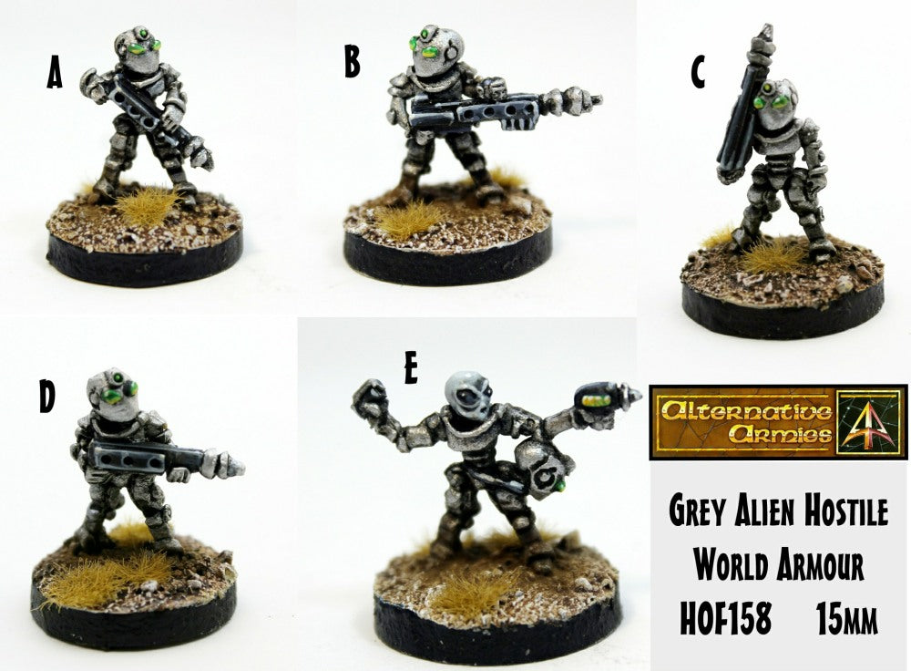 HOF158 Grey Alien Hostile World Armour