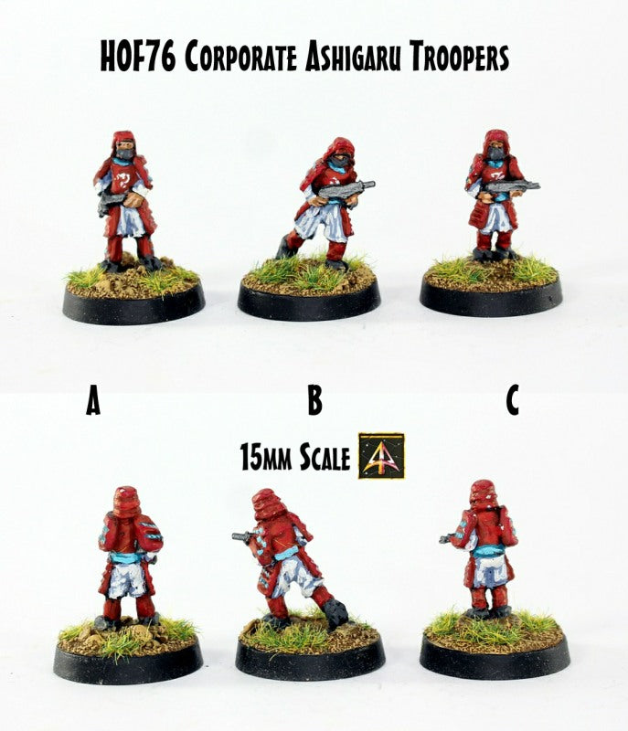 HOF76 Corporate Ashigaru Troopers