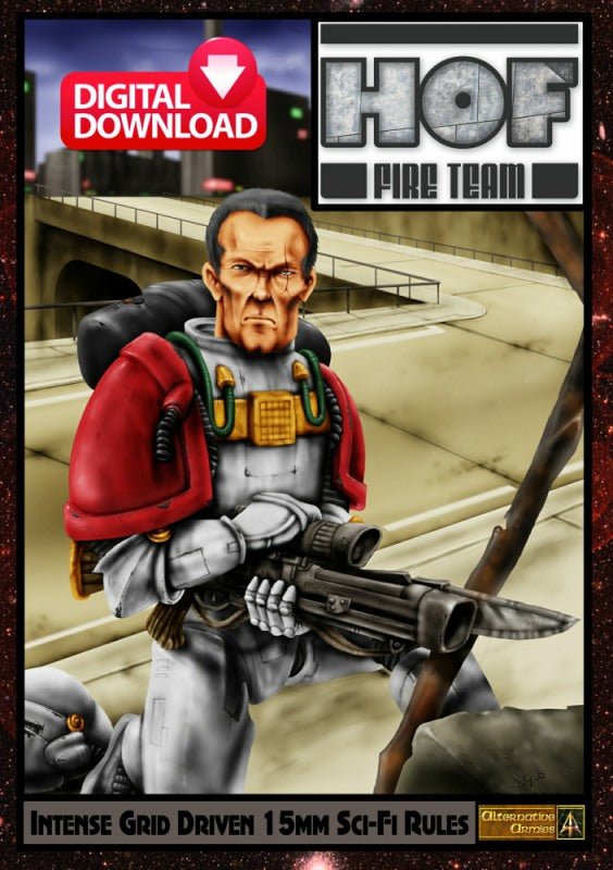 HOF Fire Team Rulebook and Battleboards - Paid Digital Download