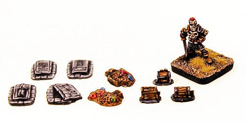 HOT105 Dungeon Gear 15mm Fantasy Scenics