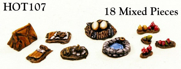 HOT107 Encampments 15mm Fantasy Scenics