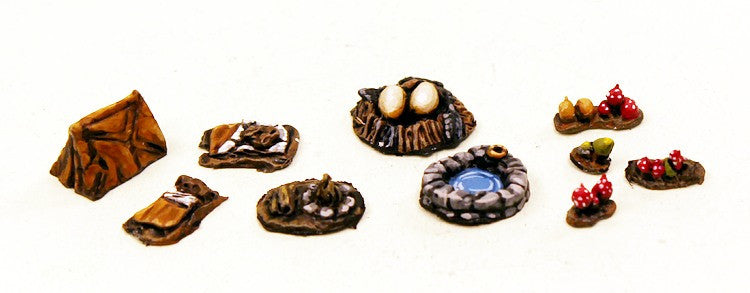 HOT107 Encampments 15mm Fantasy Scenics