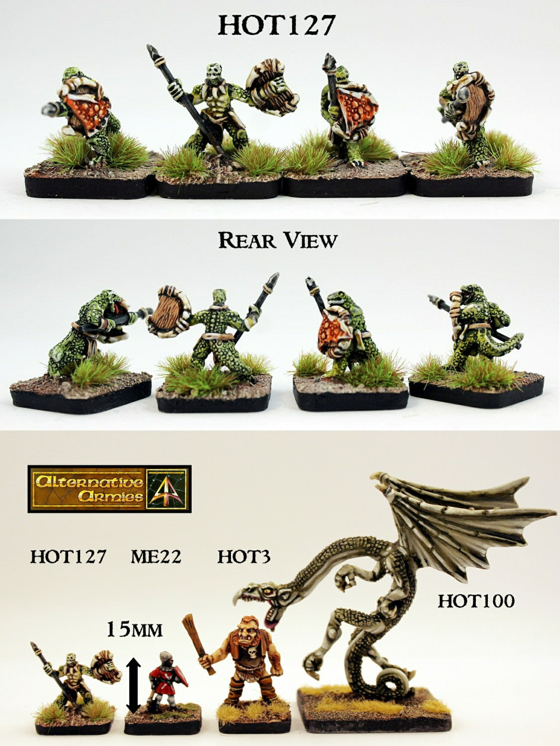 HOT127 Savage Lizardmen Spears