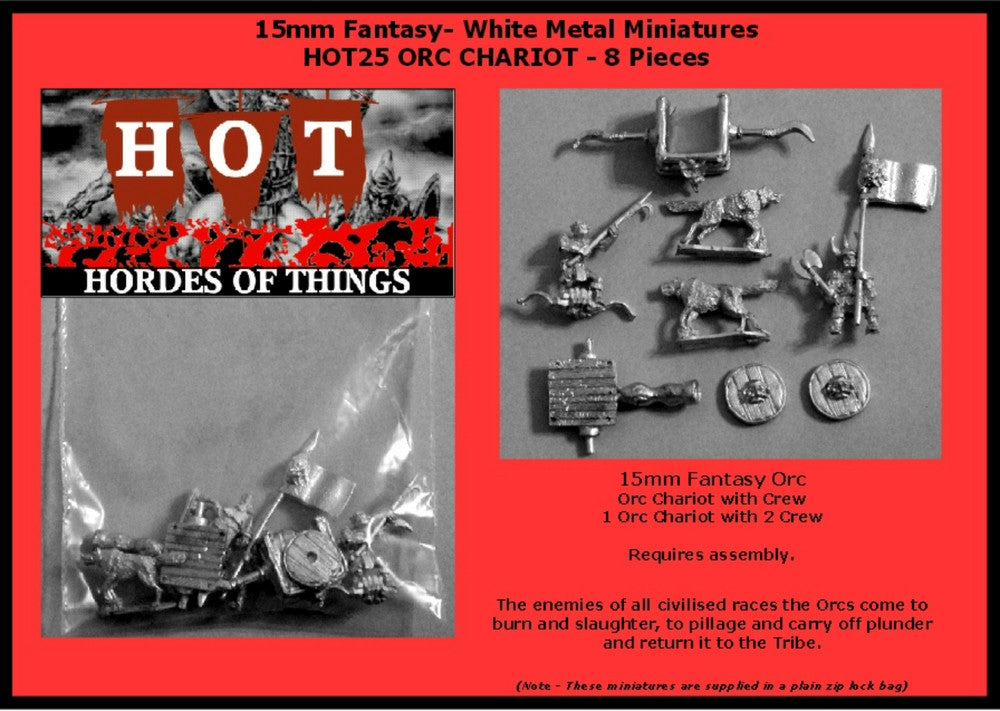 HOT25 Orc Chariot with Wolves