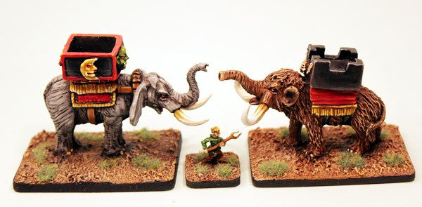 HOT30 War Elephant with Howdah