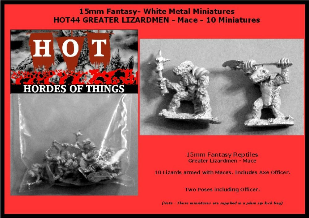HOT44 Greater Lizardmen with Mace