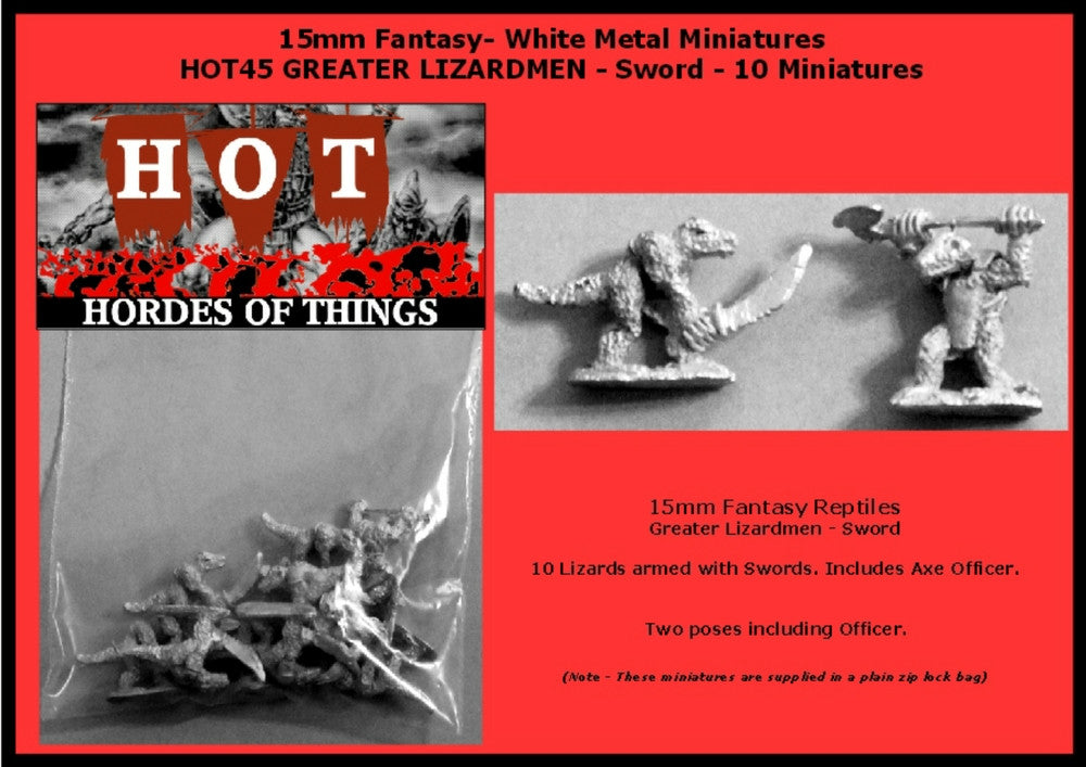 HOT45 Greater Lizardmen with Sword