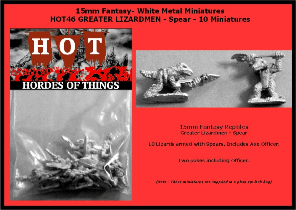 HOT46 Greater Lizardmen with Spear