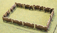 HOT56 Wooden Palisades now in resin 40mm Frontage - 480mm Frontage per pack