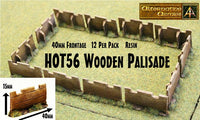 HOT56 Wooden Palisades now in resin 40mm Frontage - 480mm Frontage per pack
