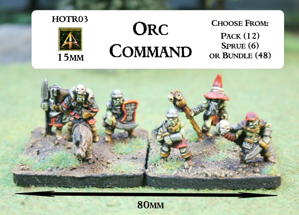 HOTR03 Orc Command (Resin Sprues) Pack, Sprues or Bundle