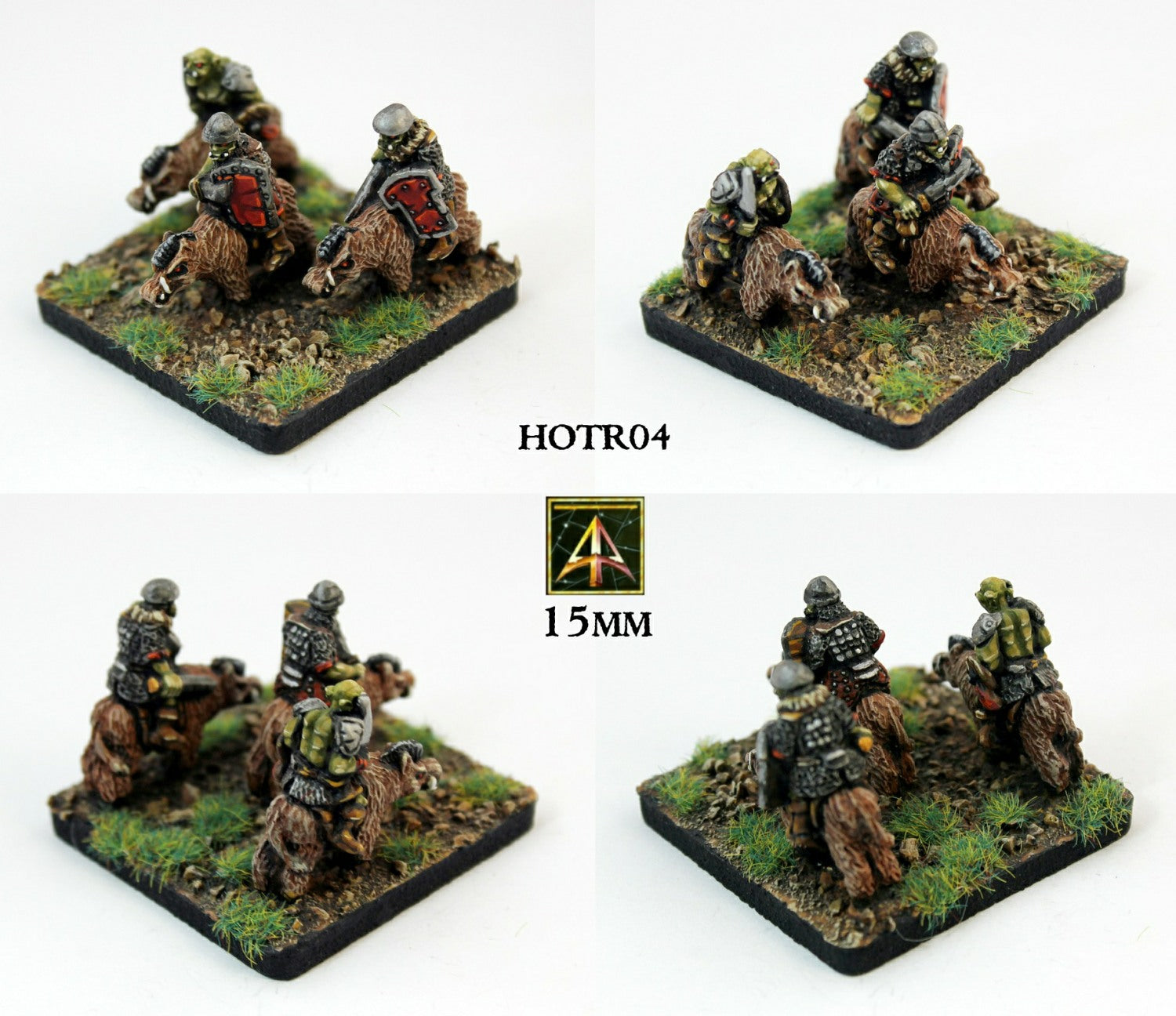 HOTR04 Orc Boar Riders (Resin Sprue) Pack, Sprue or Bundle