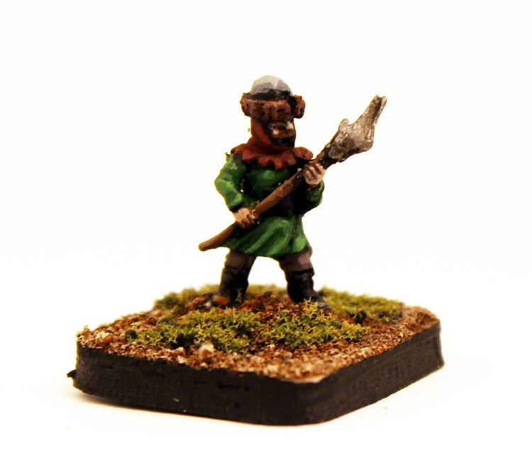 HU11 Hussite War Wagon Soldier Halberd