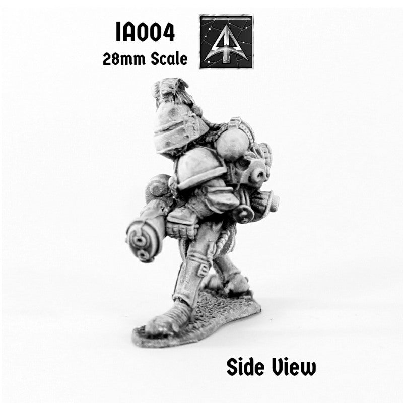 IA004 Retained Knight with Minstrel Taser
