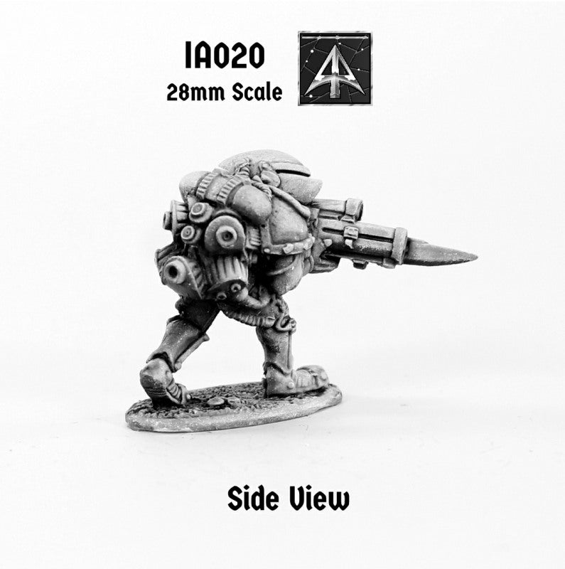 IA020 Retained Esquire leaning and aiming Angis Rifle