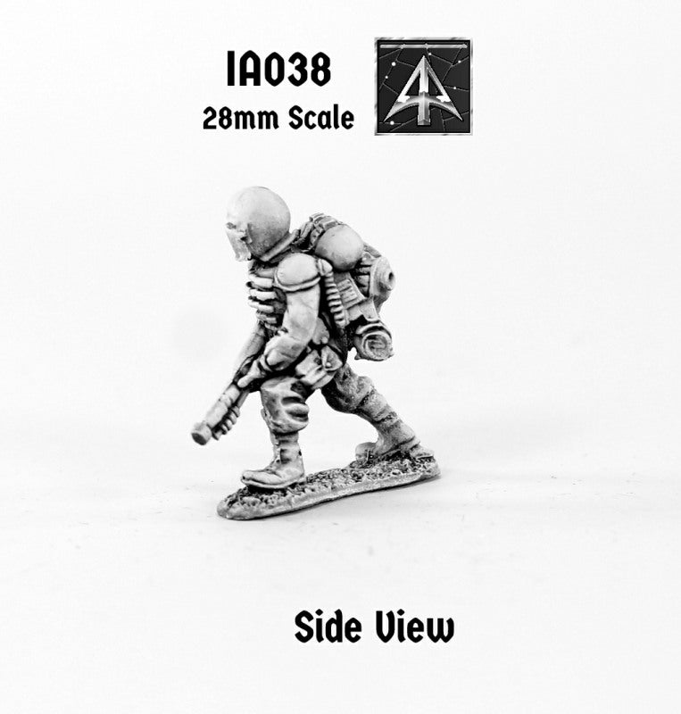 IA038 Muster Private advancing Moth Rifle