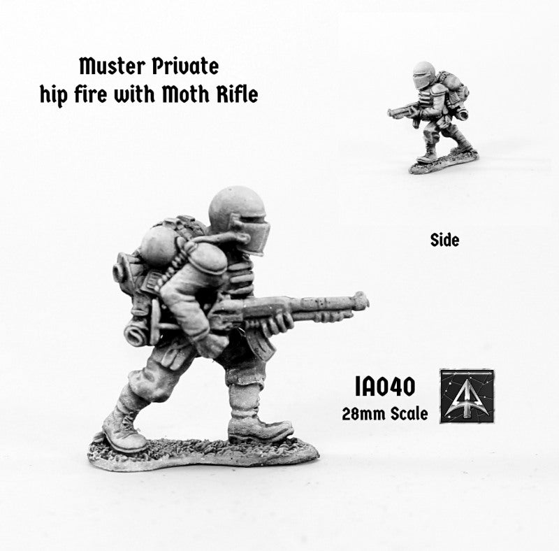 IA040 Muster Private hip fire Moth Rifle