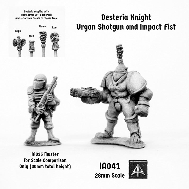 IA041 Desteria Knight with Urgan Shotgun and Impact Fist (Kit)