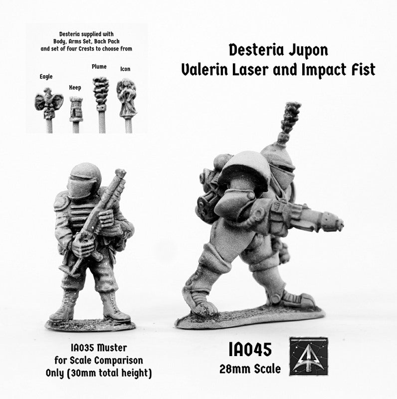 IA045 Desteria Jupon with Valerin Laser and Impact Fist (Kit)
