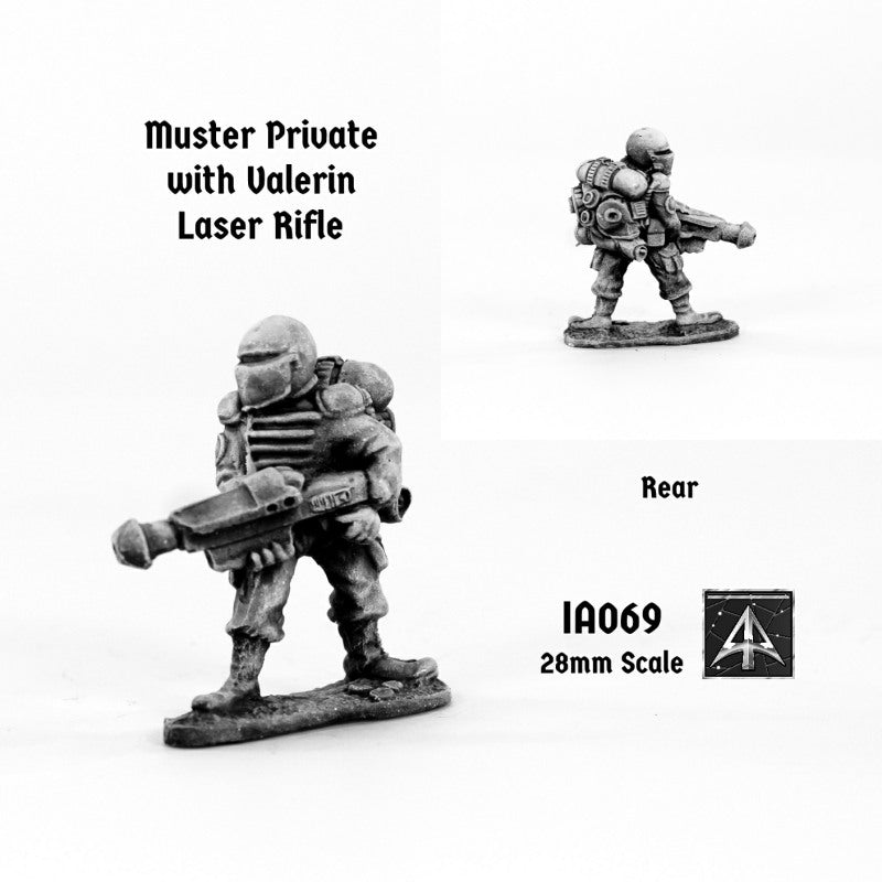 IA069 Muster Private with Valerin Laser Rifle