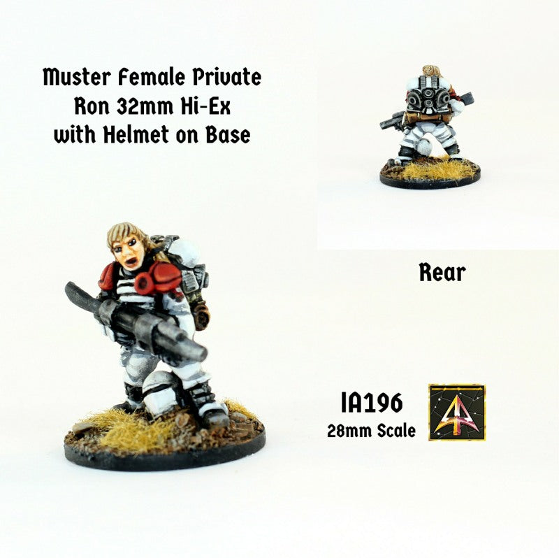 IA196 Muster Female Private with Ron 32mm Hi-Ex
