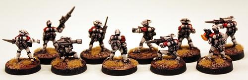 IAFP02 Retained Lance  (Platoon Pack) - Includes free extra unique miniature!